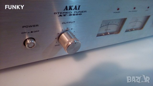 Akai AT-2400 FM AM Tuner 1977 - 1979, снимка 3 - Ресийвъри, усилватели, смесителни пултове - 39397124