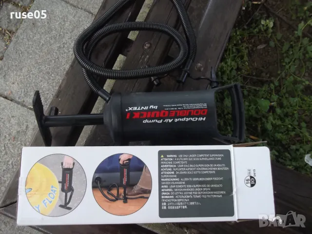 Помпа "Intex Double Quick I 68612" ръчна въздушна нова, снимка 6 - Други стоки за дома - 50012078
