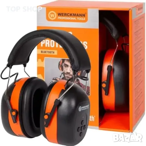 Шумоизолиращи слушалки Werkmann с FM radio, снимка 5 - Bluetooth слушалки - 48818884