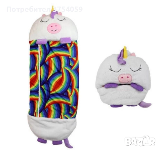 Детски спален чувал-възглавница 2в1 HAPPY NAPPER 165 см., снимка 3 - Спални чували за бебета и деца - 52401798