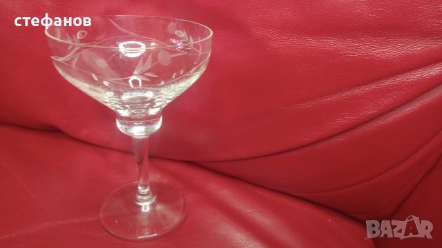 Шампанки 6 бр, ръчна гравюра, снимка 6 - Чаши - 43637029