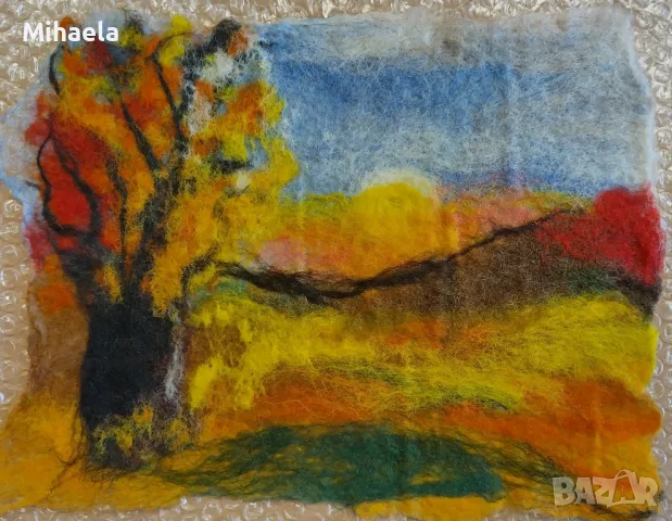 Декоративни животни и картини от вълна 100%, снимка 14 - Декорация за дома - 17705816