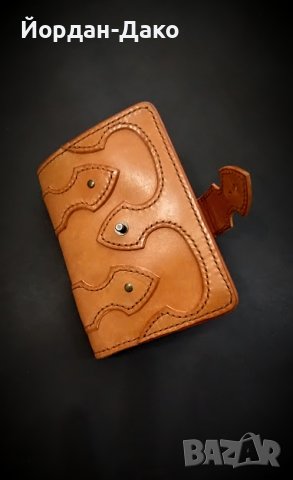 Портфейл ръчна изработка от естествена кожа, снимка 9 - Портфейли, портмонета - 40654023