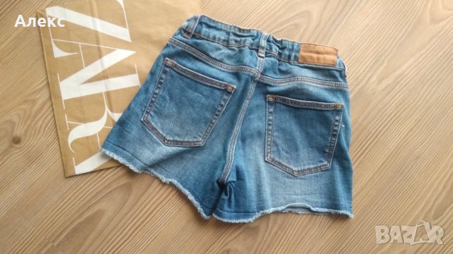 Zara - къси дънкови панталони 9/10 г, снимка 3 - Детски къси панталони - 43846027