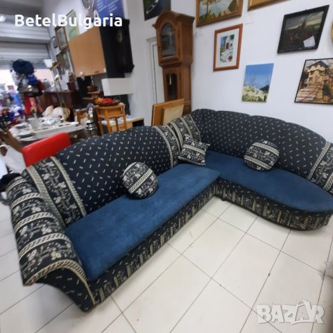 Ъглов диван с функция спане и ракла, снимка 2 - Дивани и мека мебел - 43584533