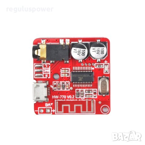 MP 3 Bluetooth 4.1 аудио модул WH-770 V0.2, 3.7V - 5V, AUX out, micro USB , снимка 2 - Аудиосистеми - 40393960
