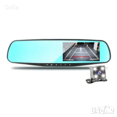 Видеорегистратор тип огледало за задно виждане, снимка 3 - Друга електроника - 49003023