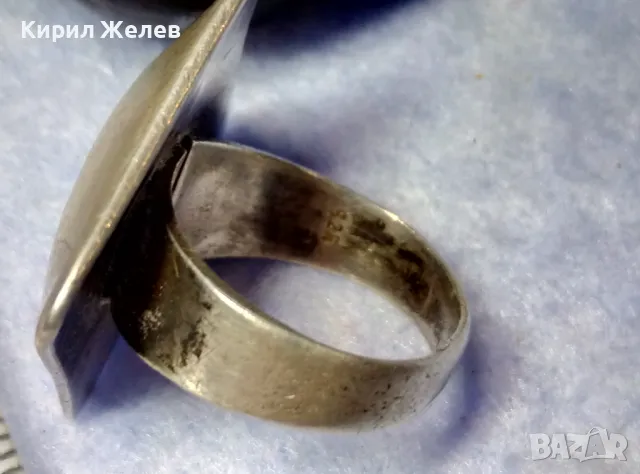 СТИЛЕН ВИНТИДЖ АРТ ДИЗАЙН СРЕБЪРЕН ПРЪСТЕН СРЕБРО 925 ДИЗАЙНЕРСКА РЪЧНА ИЗРАБОТКА 41084, снимка 13 - Пръстени - 50421517