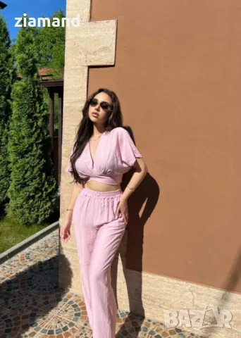 Летен комплект розов, снимка 5 - Комплекти - 48024669