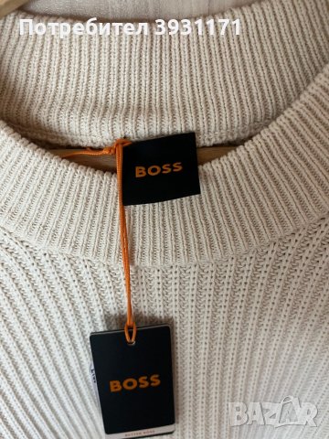 Мъжки пуловер BOSS ХЛ , снимка 3 - Пуловери - 43517483