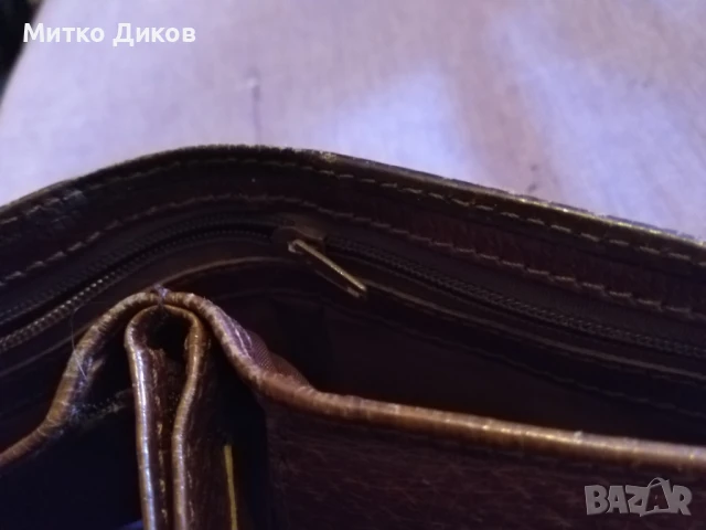 David Italy марков портфейл естествена кожа с много прегради 125х 100мм, снимка 11 - Портфейли, портмонета - 50514915