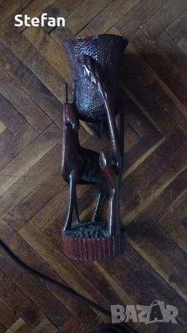 Пепелник от дърво, снимка 7 - Антикварни и старинни предмети - 6474920