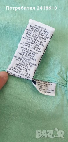 POLO Ralph Lauren Len/Silk Mens Size XL ОРИГИНАЛ! Лен/Коприна Мъжка Риза!, снимка 4 - Ризи - 32933289
