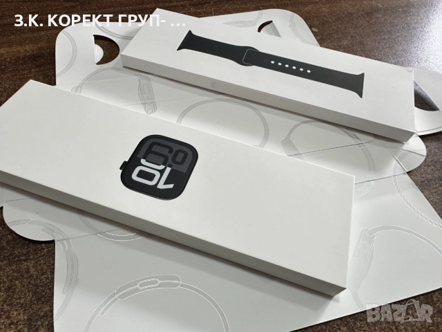 Apple Watch Series 10 46mm Jet Black Батерия 100%, снимка 2 - Смарт часовници - 51691471