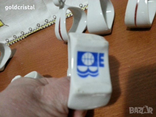 Стар български порцелан пръстени за салфетки , снимка 9 - Антикварни и старинни предмети - 43147446