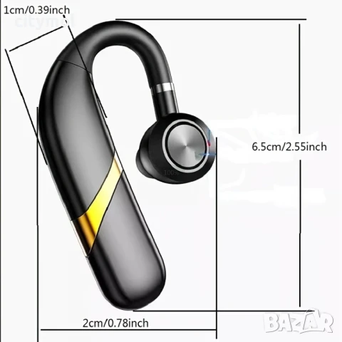 Стилна Bluetooth 5.2 Hands Free, функция за намаляване на шума, снимка 8 - Слушалки, hands-free - 50983914