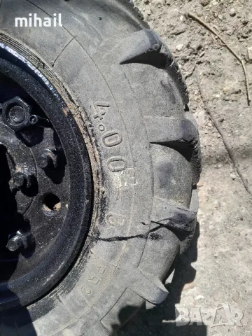 гуми с фланци и пулуоски, снимка 3 - Градинска техника - 50185661