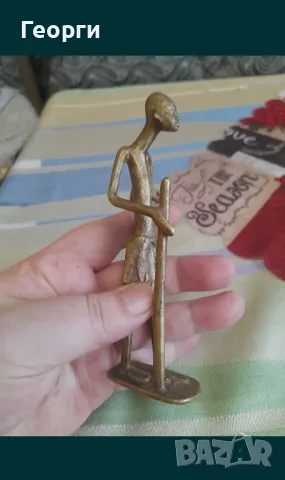 Бронзова статуетка-4, снимка 3 - Колекции - 50110096