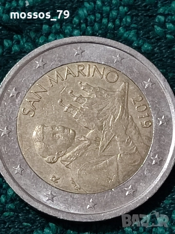Монета 2€ Сан Марино , снимка 5 - Нумизматика и бонистика - 52821172