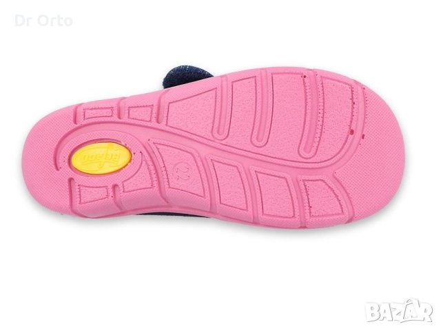 Befado Honey Бебешки пантофки за момиче, Тъмносини с еднорог, снимка 7 - Бебешки обувки - 43671204