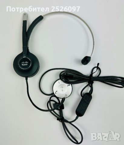 Професионална слушалка с микрофон CISCO Headset 521, снимка 1 - Слушалки и портативни колонки - 43188512