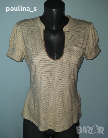 Кокетна еластична блуза "Мехх"® с буфон ръкавчета, снимка 2 - Тениски - 27007532