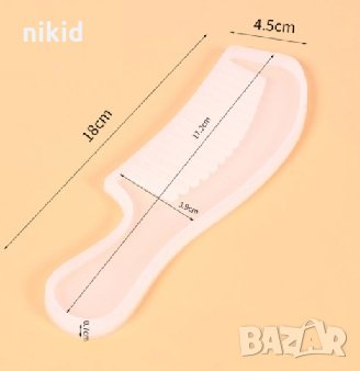 Грамаден гребен силиконов молд форма калъп фондан шоколад смола , снимка 2 - Форми - 32815063