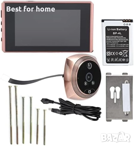 Цифрова видео шпионка и звънец  с 32GB карта памет, снимка 4 - Други - 51759320