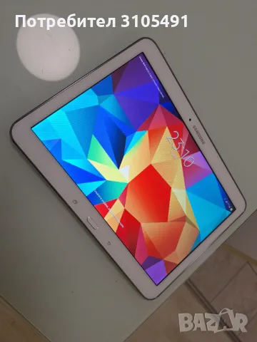 Таблет Samsung Galaxy t535 tab4 16GB бял като нов