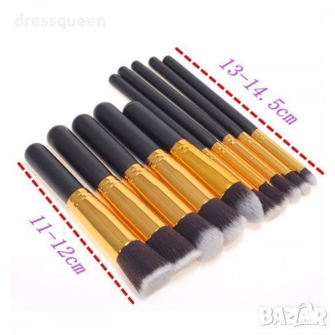 1573 Комплект четки за грим с мек косъм , снимка 4 - Други - 37449551