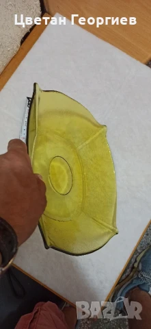 фруктиера от цветно стъкло, снимка 6 - Антикварни и старинни предмети - 50999433