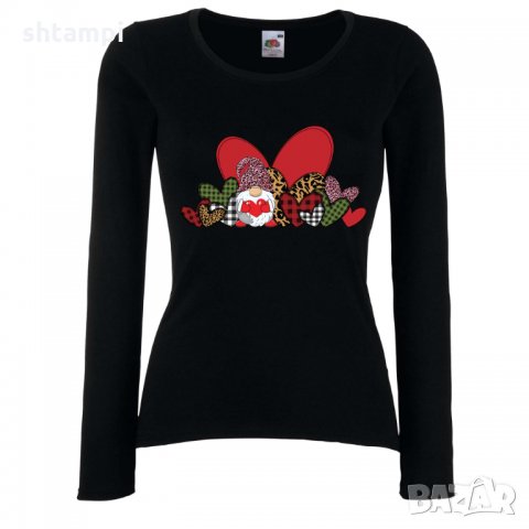 Дамска тениска Love Gnome Valentine's 14