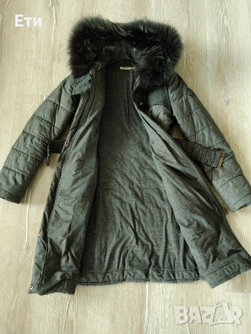 Дамско зимно яке с лисица , снимка 3 - Якета - 53060967