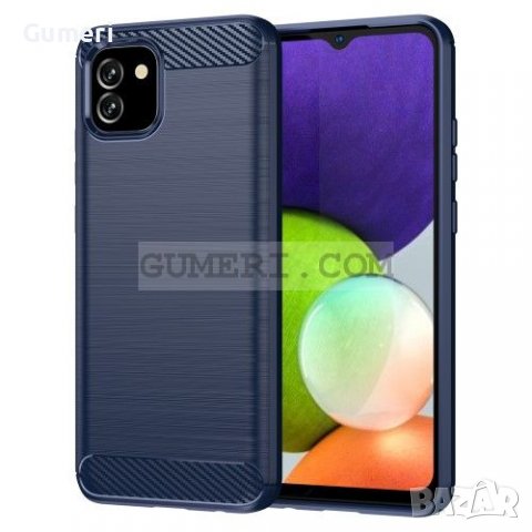 Samsung Galaxy A03 Противоударен Силиконов Гръб - Карбон, снимка 15 - Калъфи, кейсове - 36851055