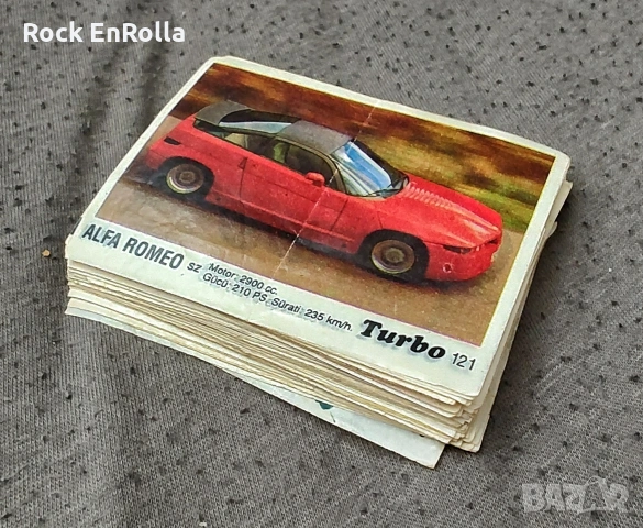 Картинки от дъвки Turbo 121-190, пълна серия !