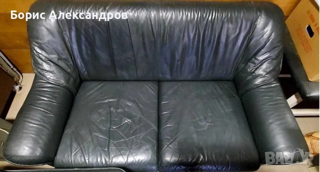 Поръчкова холна гарнитура от естествена кожа, снимка 2 - Дивани и мека мебел - 52039090