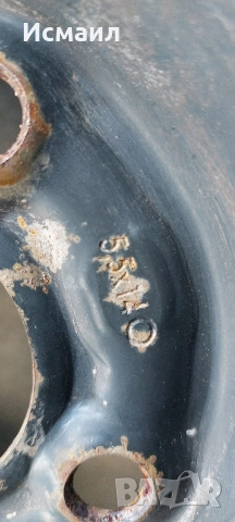 Желязна джанти за Рено 14ц, снимка 2 - Гуми и джанти - 51910846