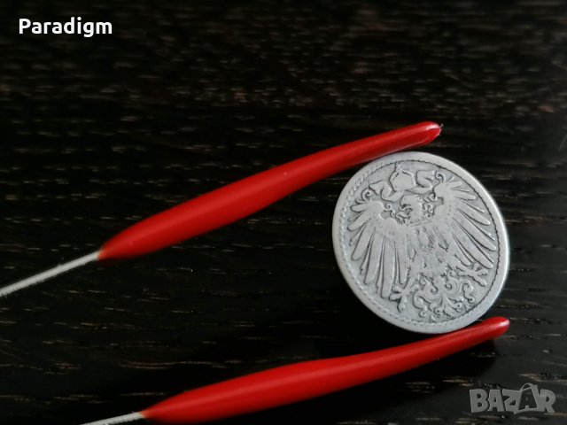 Райх монета - Германия - 5 пфенига | 1894г.; серия A, снимка 3 - Нумизматика и бонистика - 26209615