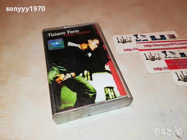TIZIANO FERRO 1101231943, снимка 3 - Аудио касети - 39271452