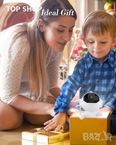 Нов Проектор Звездно Небе Астронавт - Декорация и Нощна Лампа за дете, снимка 6 - Столчета за хранене - 49426109