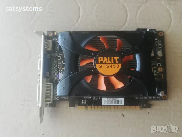 Видео карта NVidia GeForce Palit GTS450 HDMI 2048MB GDDR3 128bit PCI-E , снимка 1 - Видеокарти - 47828270