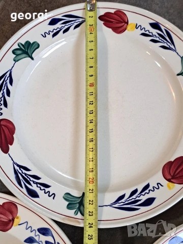 холандски сервиз за хранене Boch Borenbont и Petrus Regout & Co. Maastricht 31/3, снимка 14 - Сервизи - 53053694