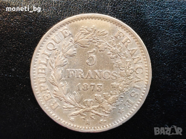 СРЕБРО Франция 5 франка 1873
