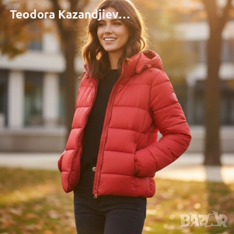 Топло капитонирано яке – практично, стилно и удобно всеки ден. BENETHON, снимка 7 - Якета - 51852425