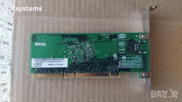  Broadcom BCM95703A30U PCI-X133 Gigabit Ethernet Adapter Card, снимка 10 - Мрежови адаптери - 31943796