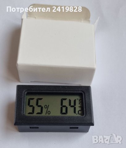ZHITING LCD дисплей Мини термометър Lgrometer Вътрешен измервател на влажност , снимка 5 - Други - 38602439