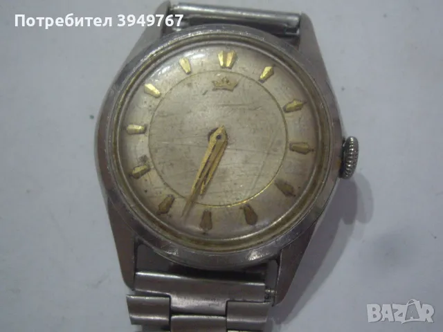 Стар мъжки автоматичен часовник., снимка 3 - Антикварни и старинни предмети - 49815979