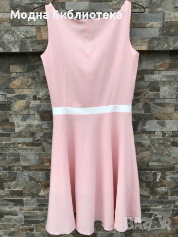 Нова нежна розова рокля в С размер, снимка 5 - Рокли - 37442856