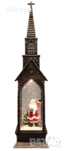 Вълшебна коледна кула с LED светлини и падащи снежинки, снимка 8 - Други стоки за дома - 52831216