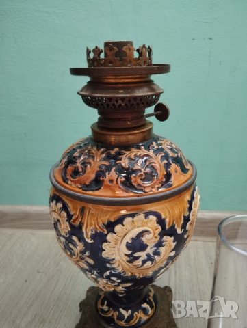 Стара газена /газова/ лампа, снимка 6 - Антикварни и старинни предмети - 43928057